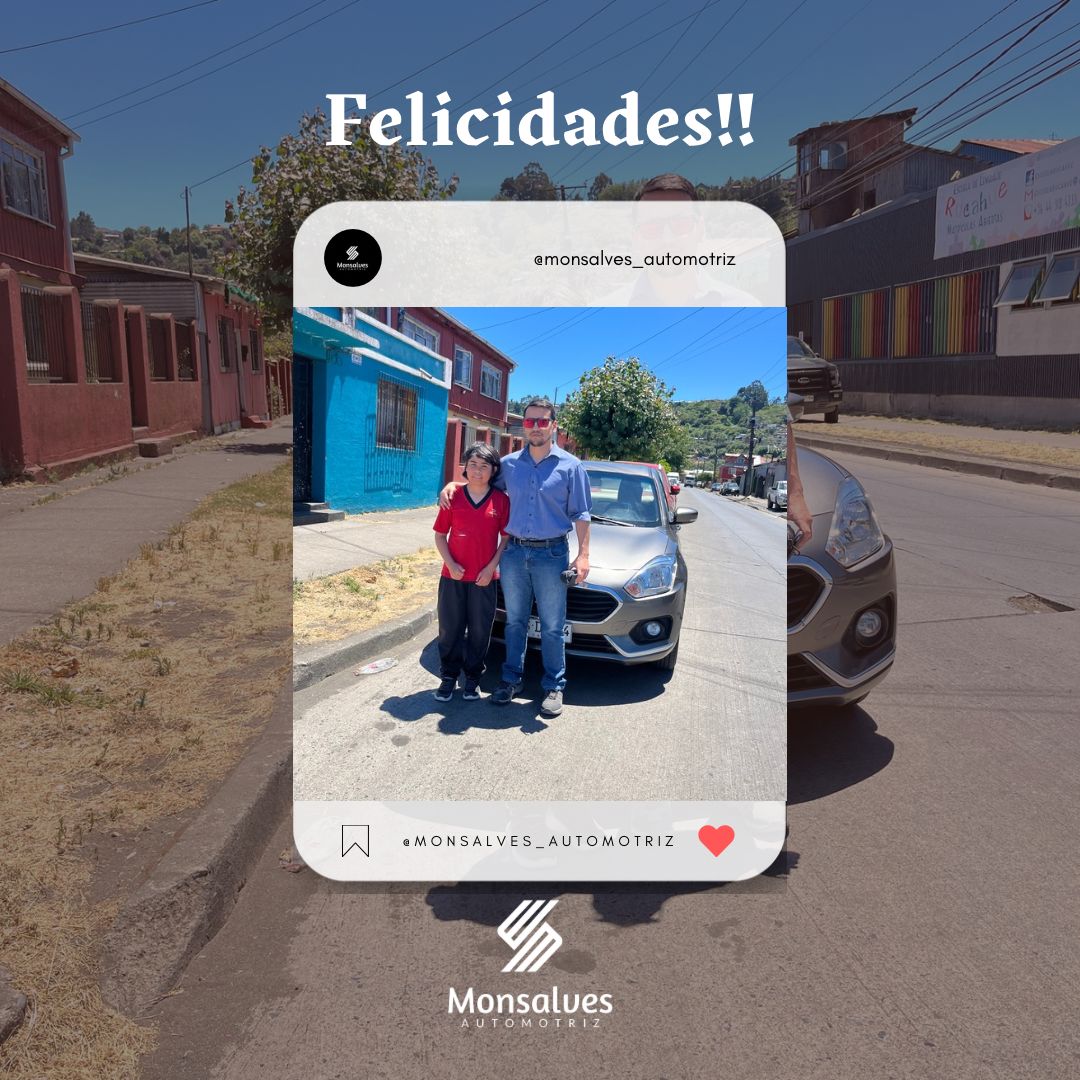 🚗✨ ¡Felipe ya tiene su Suzuki Dzire 2018! ✨🚗 Hoy celebramos otra entrega llena de felicidad. Felipe se lleva un Dzire 2018, un modelo reconocido por su economía, comodidad y estilo que nunca falla. ¡Felipe, que este auto te acompañe en miles de rutas, aventuras y buenos momentos! 🙌💥 Gracias por confiar en nosotros para este paso tan importante. ¡Disfruta tu nuevo camino! 🔑🔥